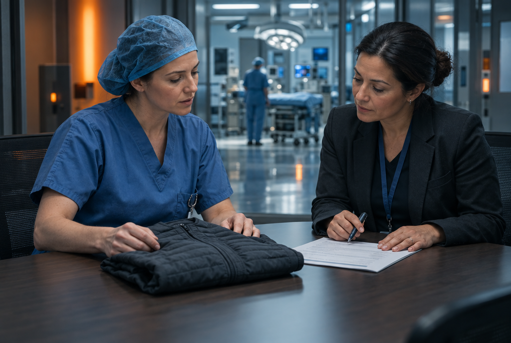 How to get a thermal vest approved for use in the OR or clinical areas