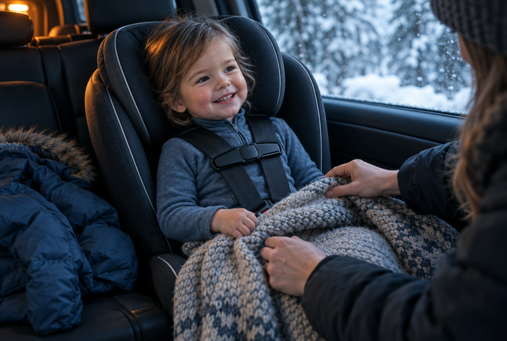 Winter coats and car seats: why puffy coats and harnesses don't mix