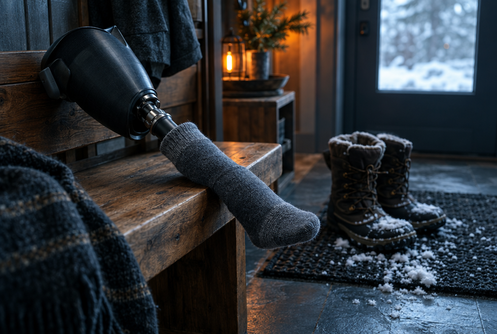 Cold weather with a prosthesis: residual limb, socket and skin