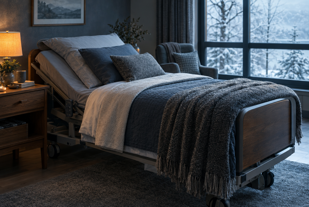 Keeping a bedbound person warm