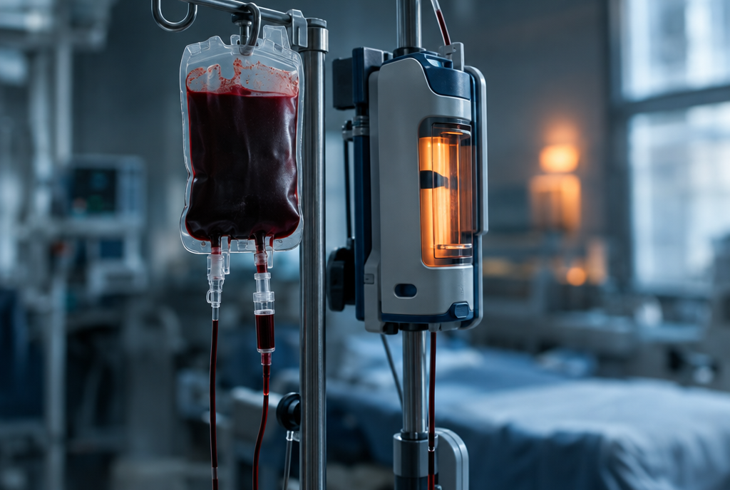 Feeling cold during and after a blood transfusion