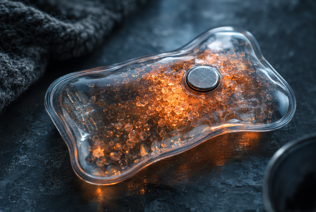 Reusable click hand warmers (sodium acetate): how they work