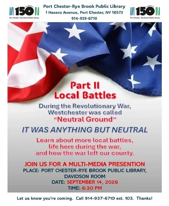 Multi-Media Presentation | Local Battles of Westchester, New York