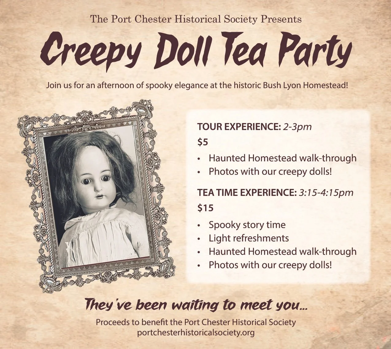 Creepy Doll Tea Party