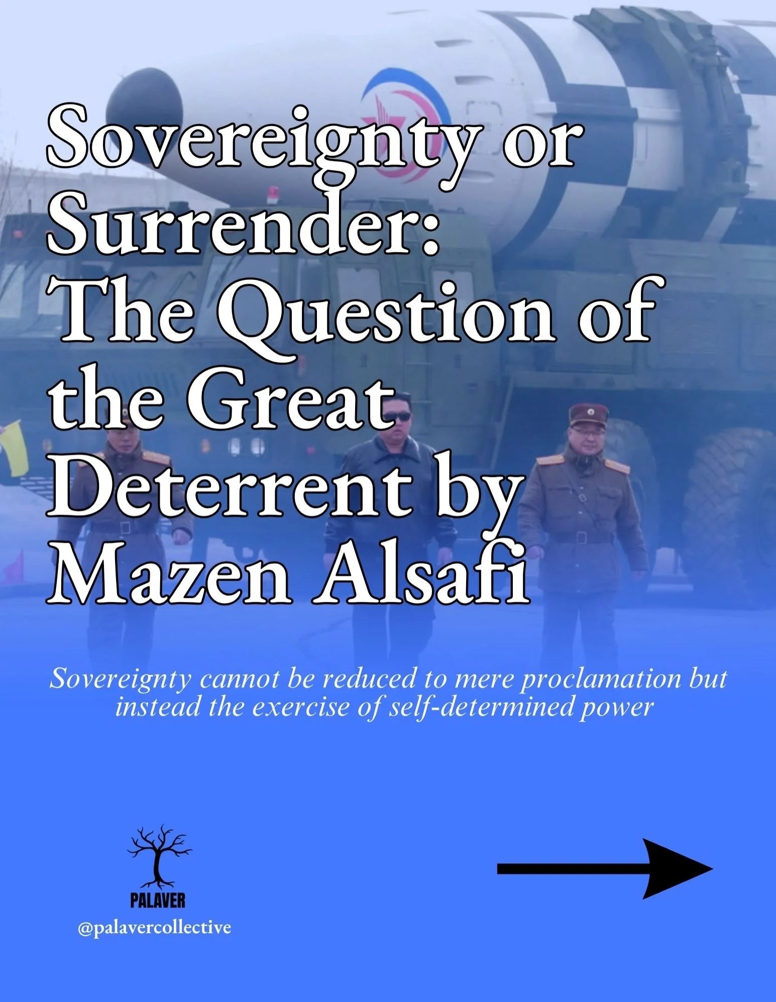 We&rsquo;re excited to officially launch our website with our first published article: &ldquo;Sovereignty or Surrender: The Question of the Great Deterrent.&rdquo;

This piece opens up a broader conversation on imperialism, sovereignty, deterrence, a