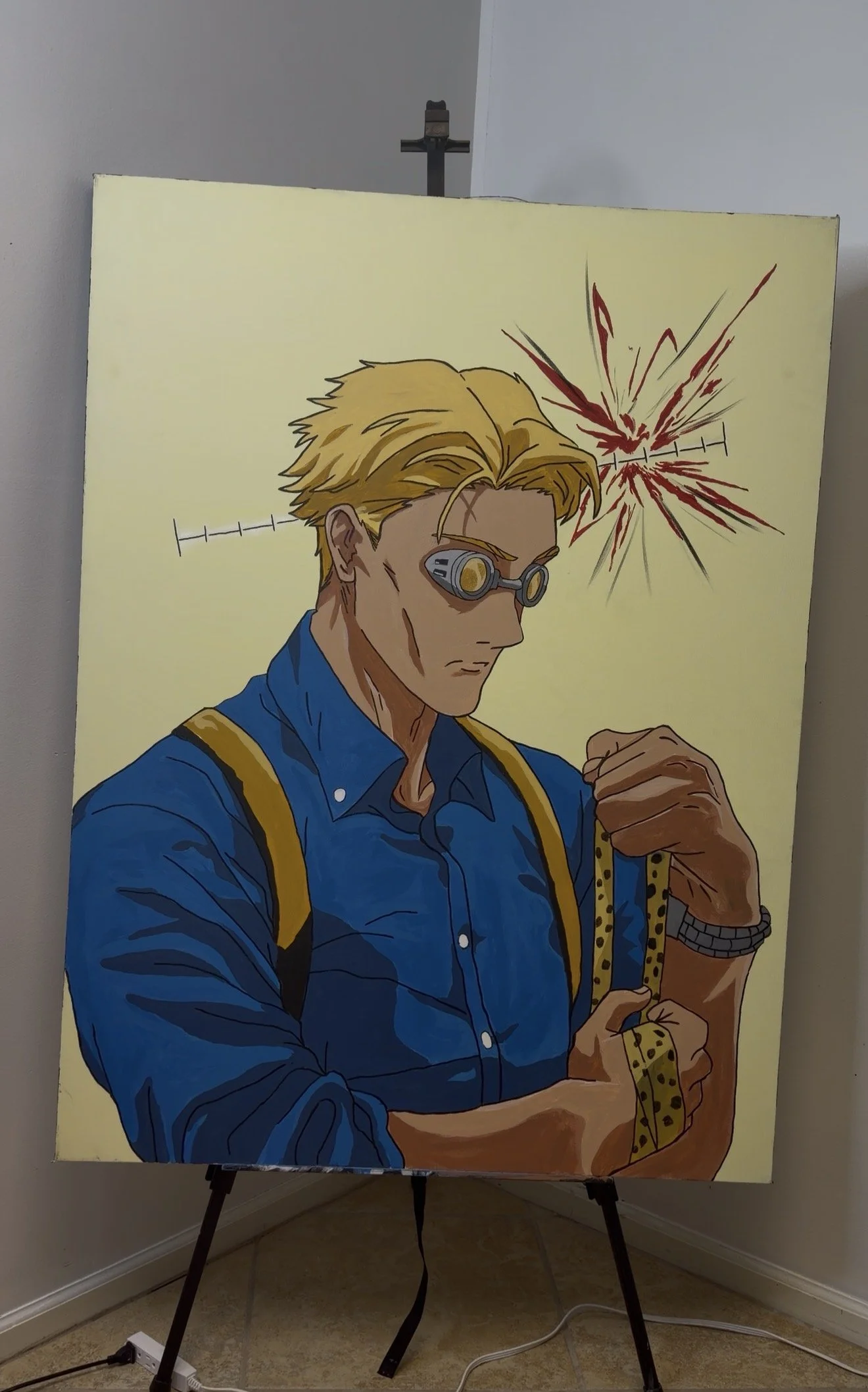 Large Scale Anime Painting (Non-Manga Background)