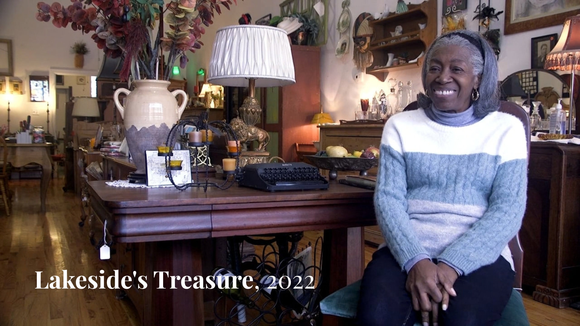 A portrait of Betty McDaniel and Lakeside Treasures, the beloved Rogers Park antique shop she transformed from a post-retirement dream into a neighborhood institution.

Role: Director, Producer, Cinematographer, Editor