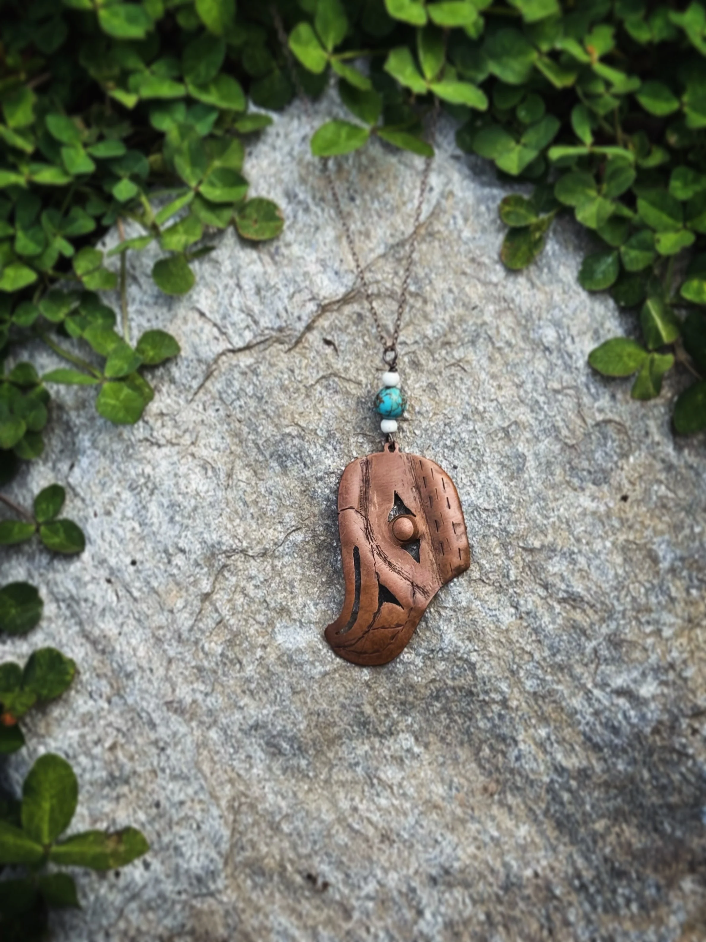 Copper Eagle Pendant