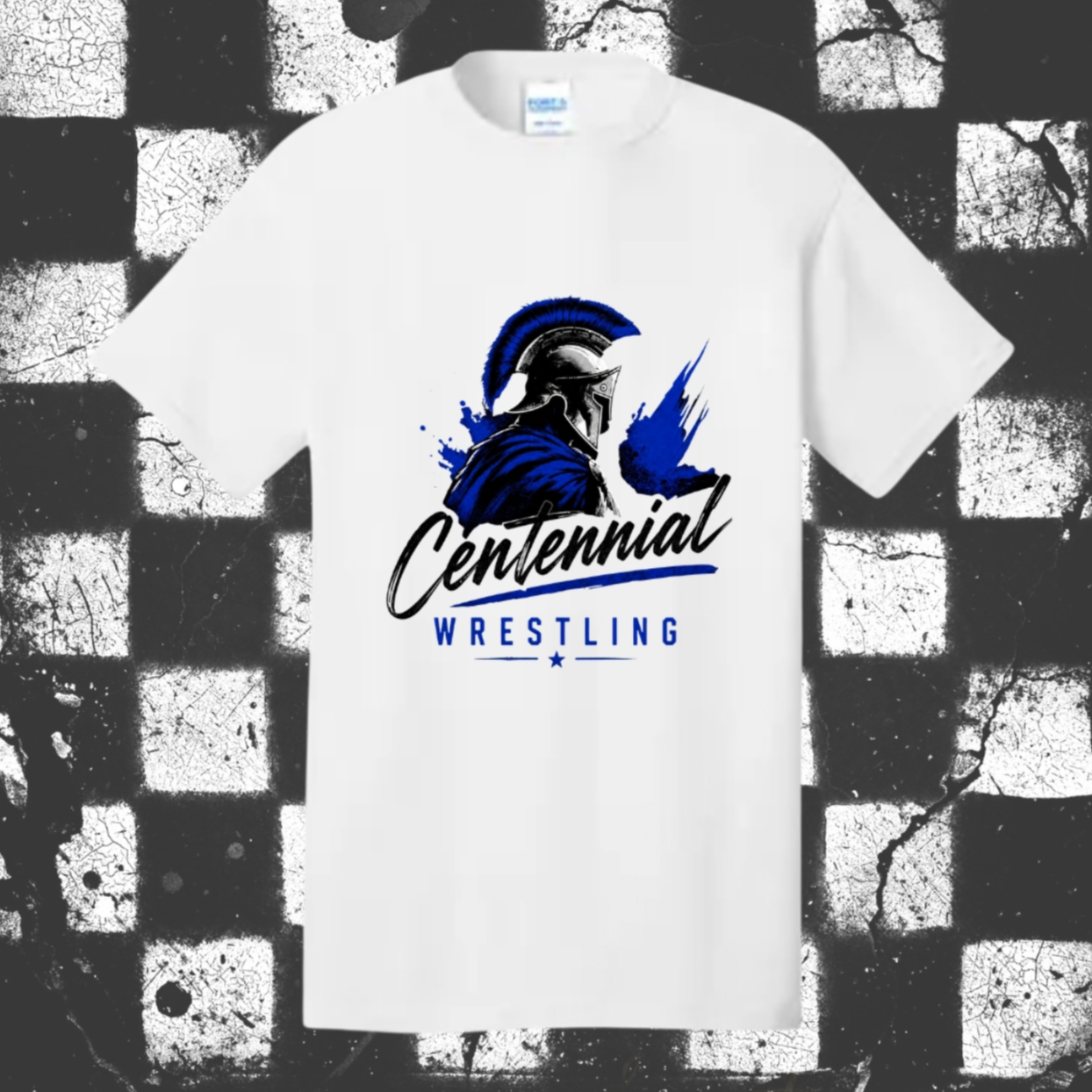 Centennial Wrestling Graphic Tee - White