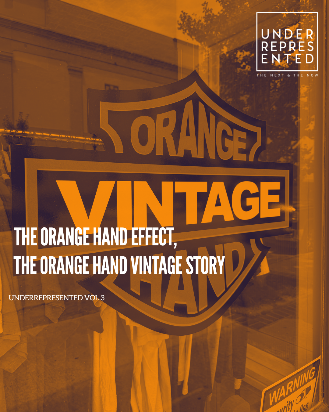 Orange Hand Vintage 