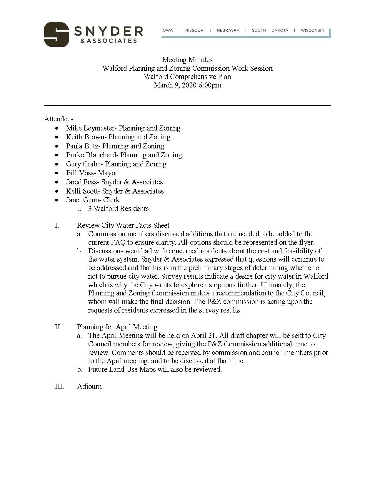 City's Plan - Meeting 8