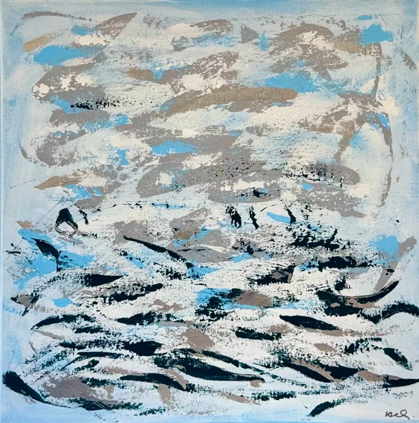Breeze of Hope - 58 x 58 cm