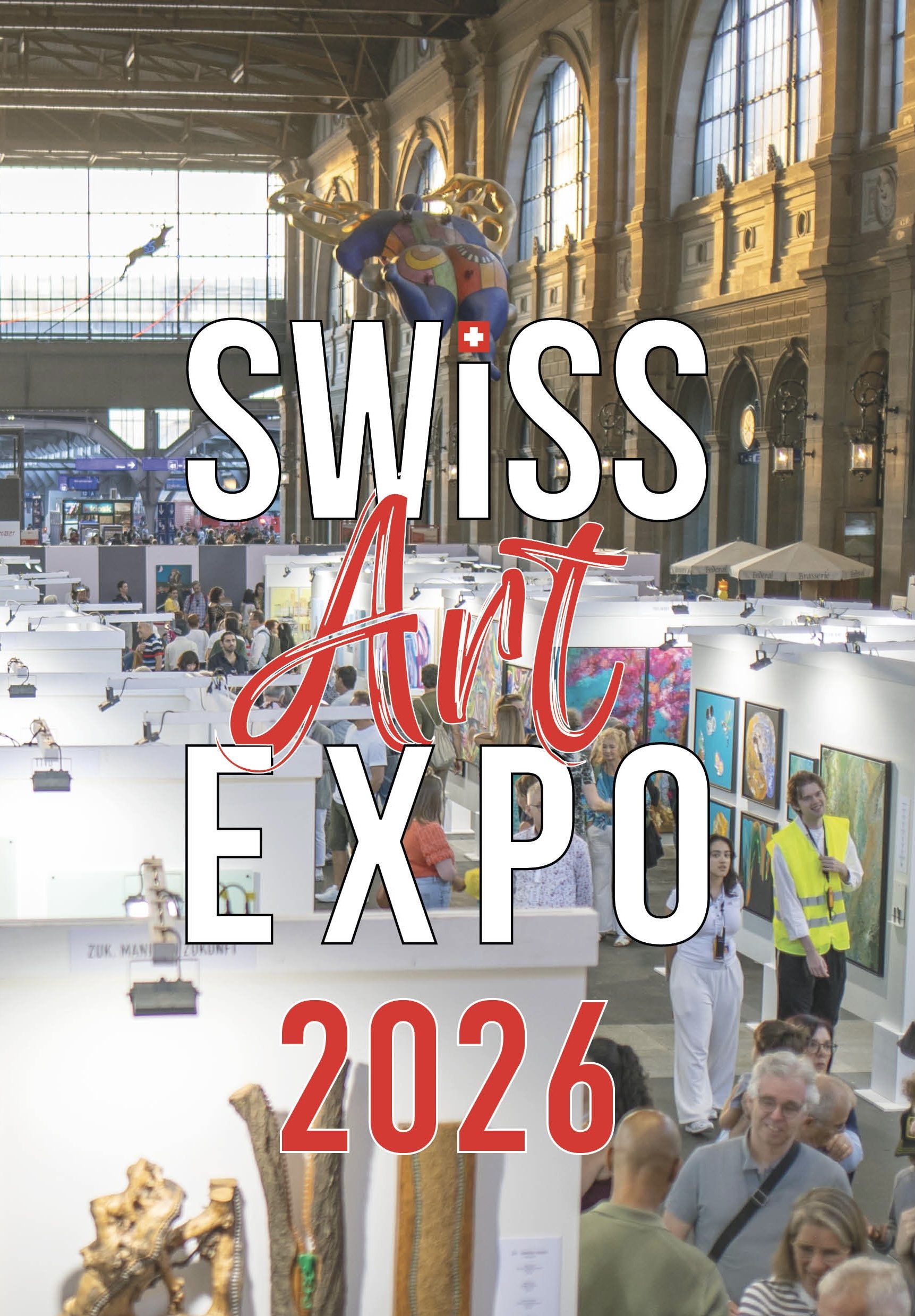 SwissArtExpo: 2.-6. September 2026, Main Station Zurich