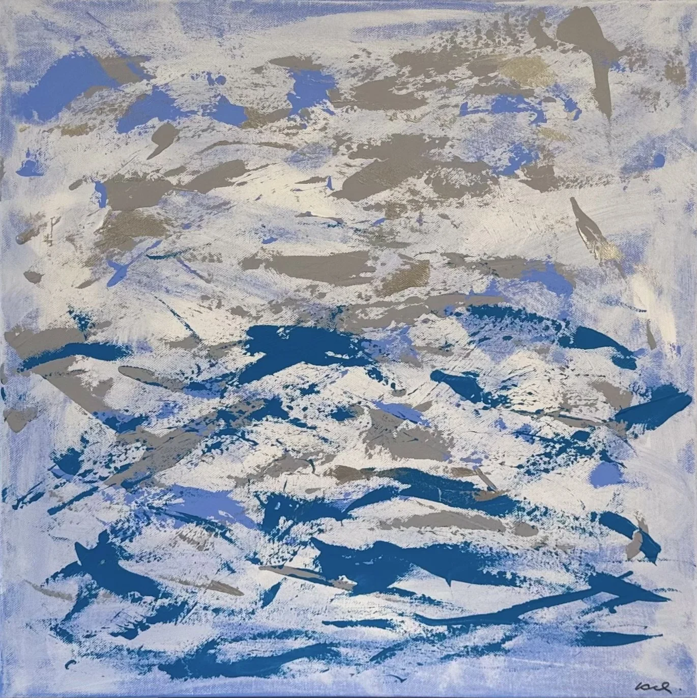 Breeze of Happiness: 58 x 58 cm