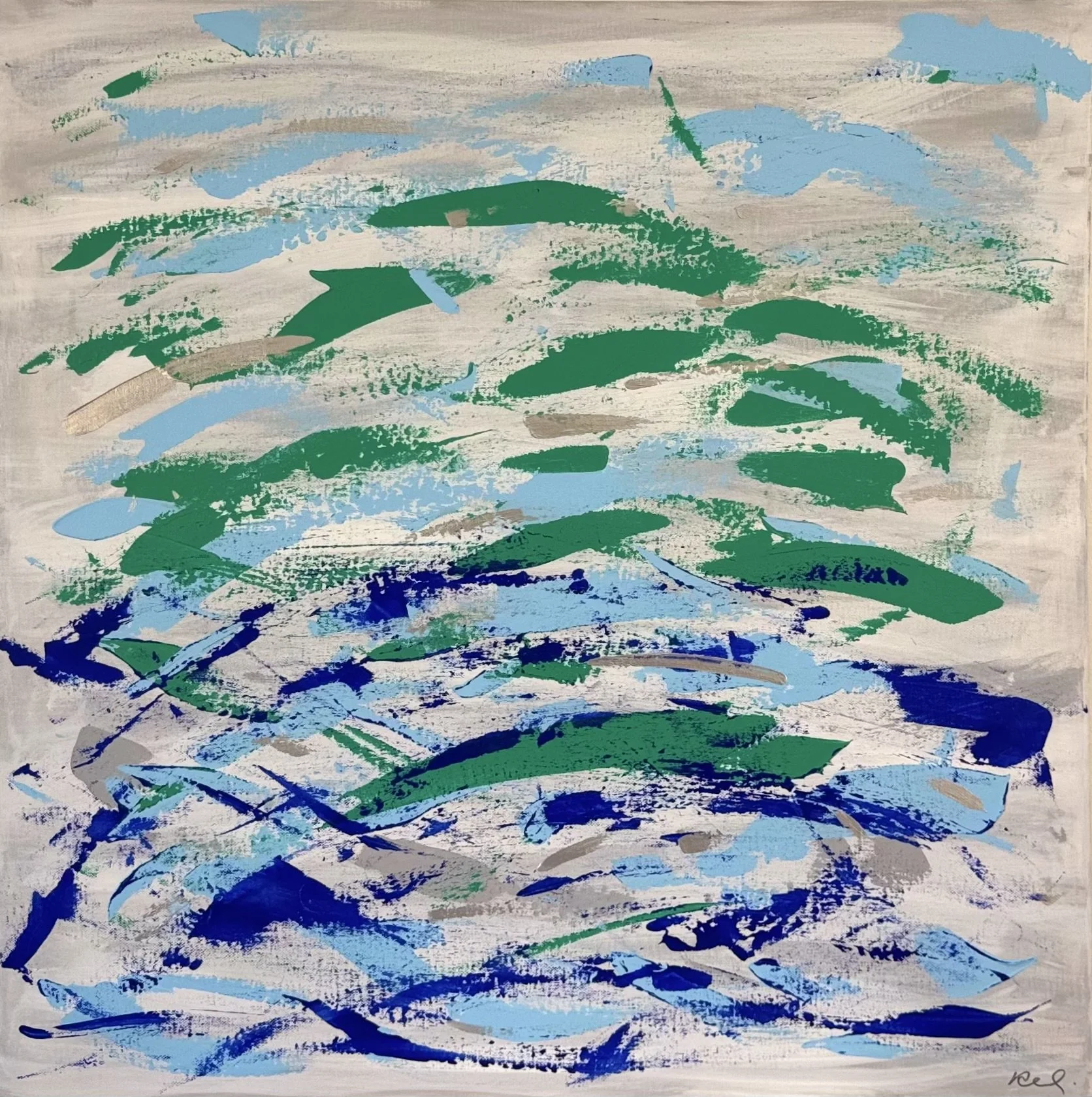 Breeze of Summer - 70 x 70 cm