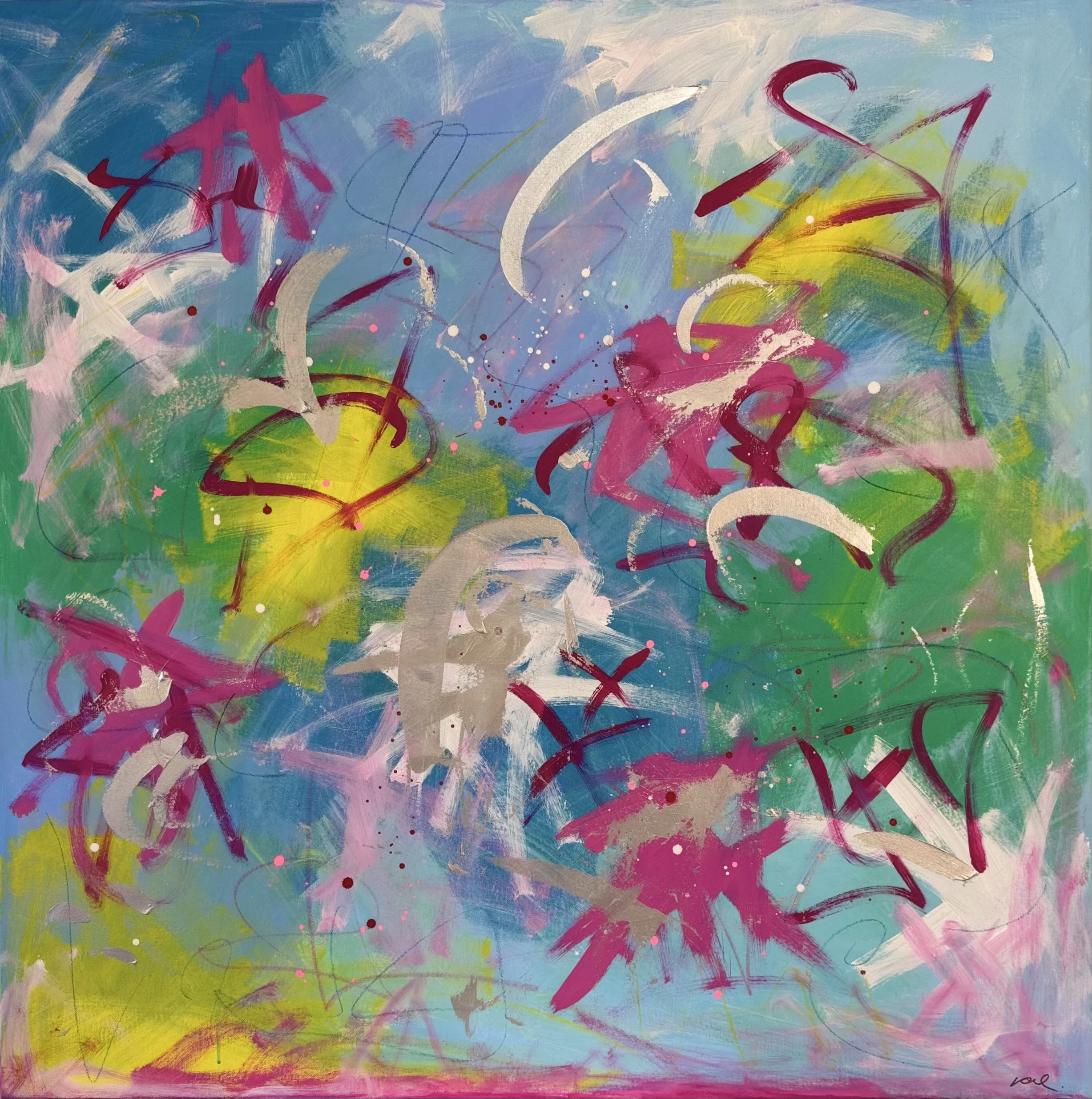 The Coral Collection II - 100 x 100 cm