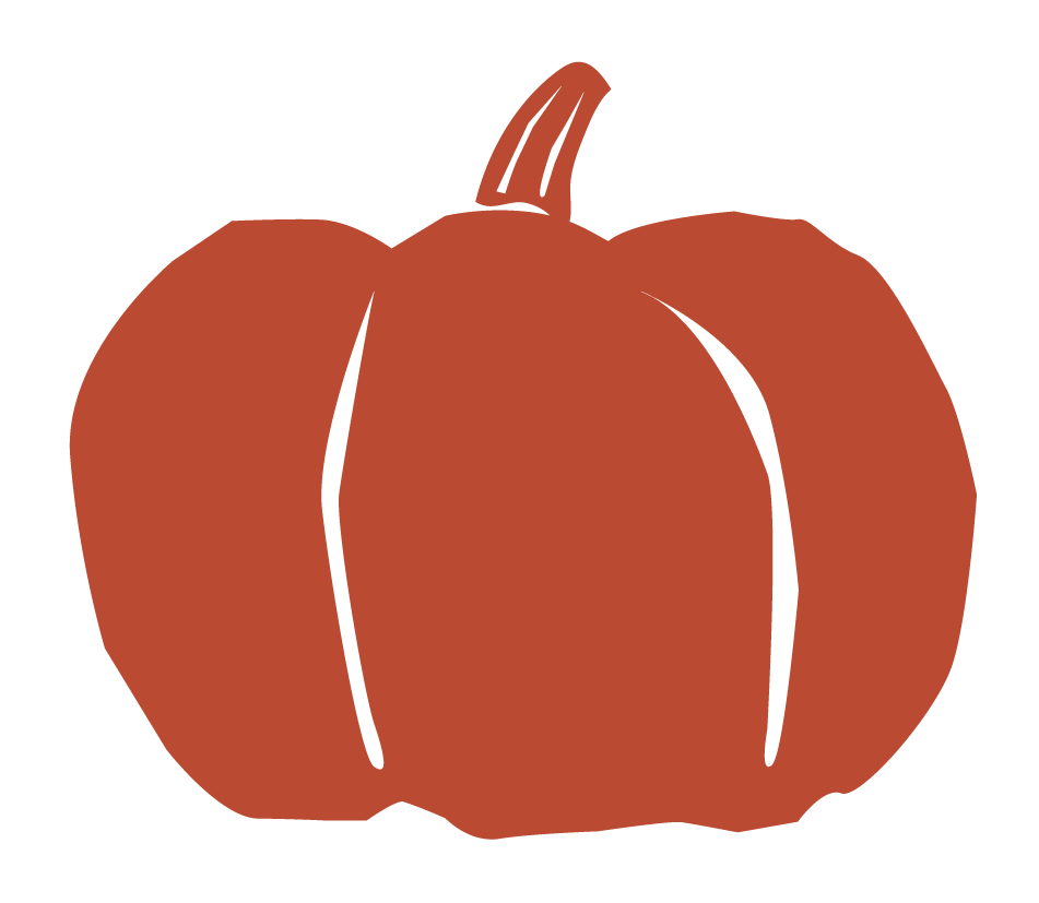 Illustration of a Pumpkin part of Henfield Pottery branding