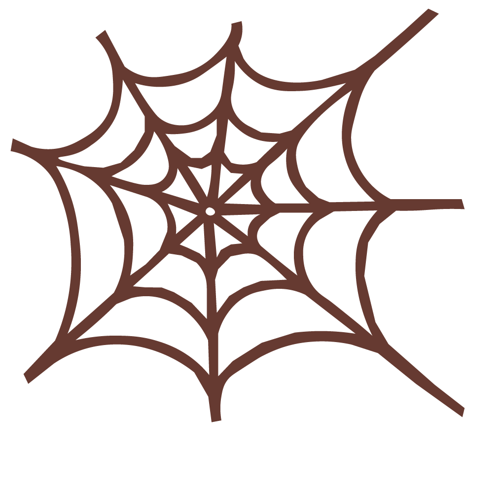 Illustration of a cob web part of Henfield Pottery branding