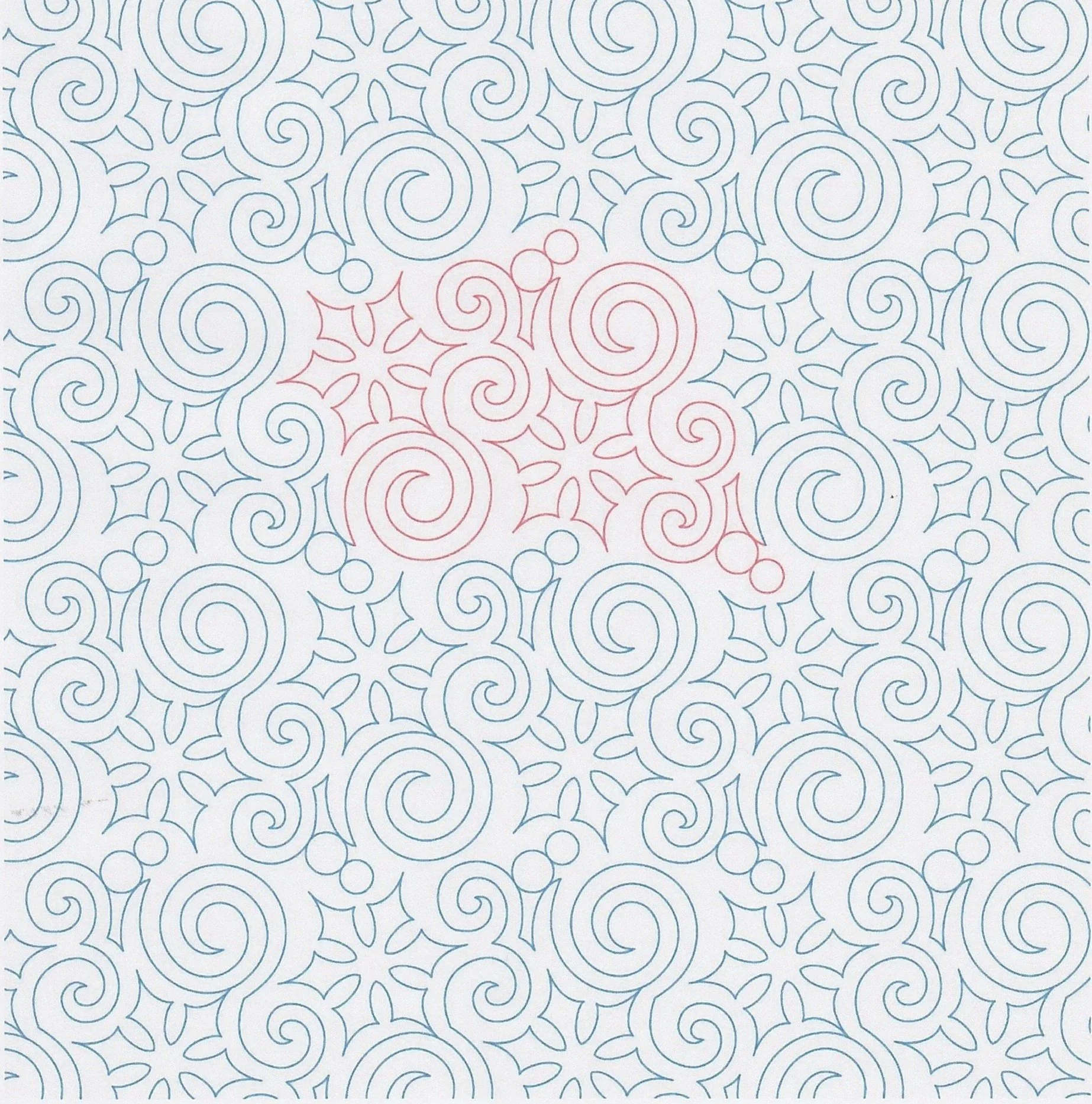Swirly Snowflakes