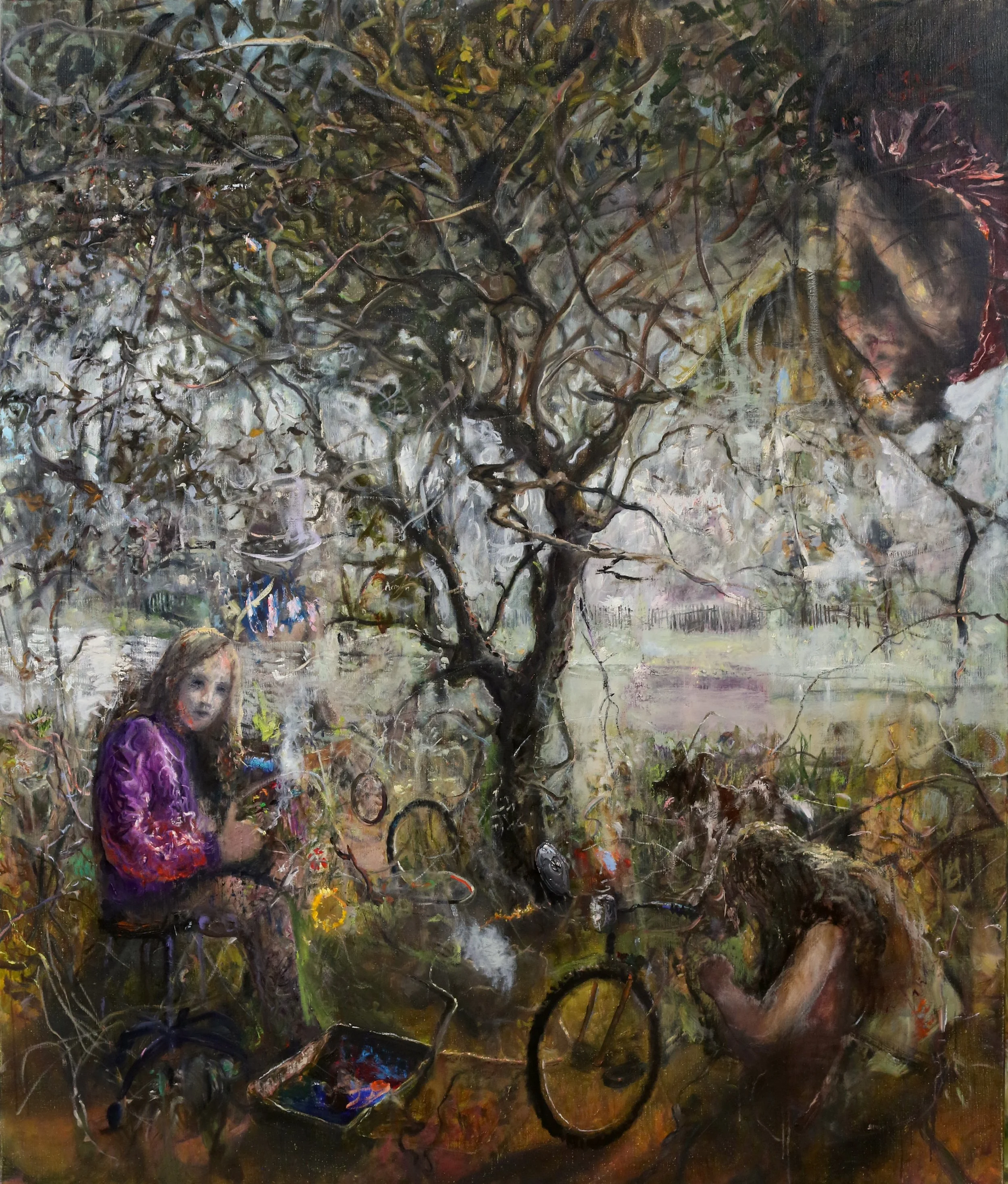 Paradise, 190x160 cm, Öl auf Leinwand, 2026 (sold)