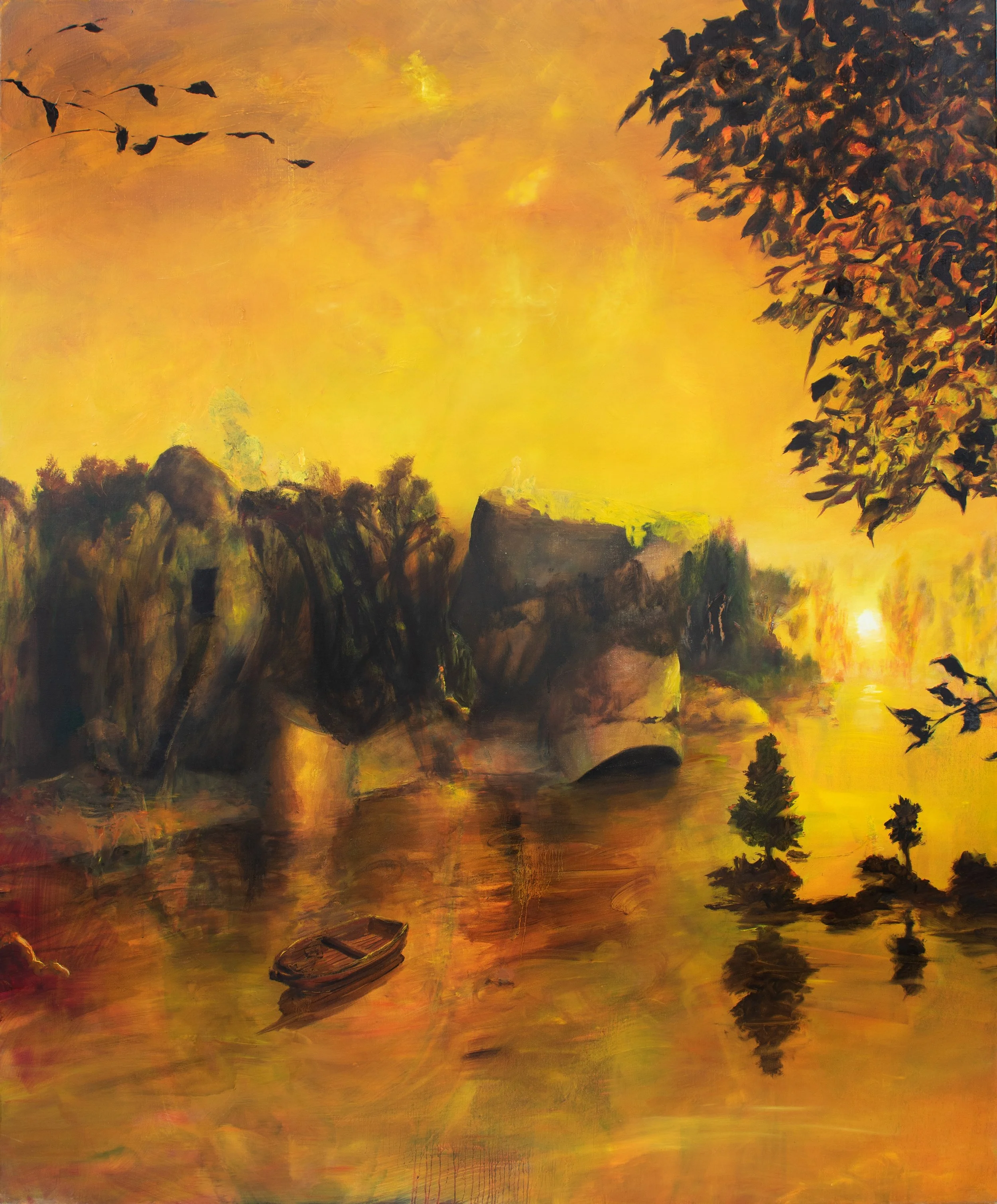 Ferien in Eldorado, 170x140 cm, Öl auf Leinwand, 2026 €15.700