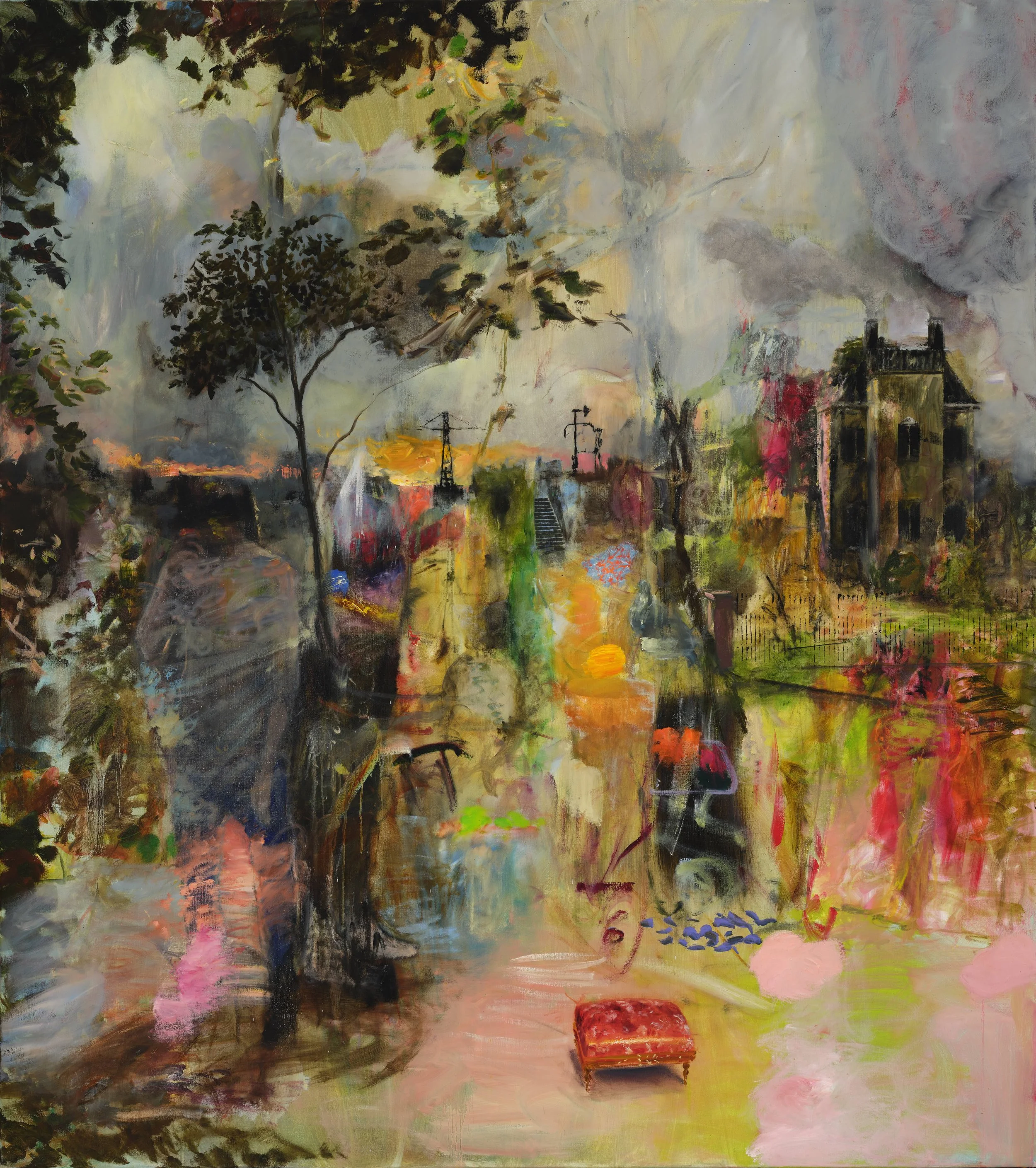 St. Elmo's Fire, 180x160 cm, Öl auf Leinwand, 2024 €17.700