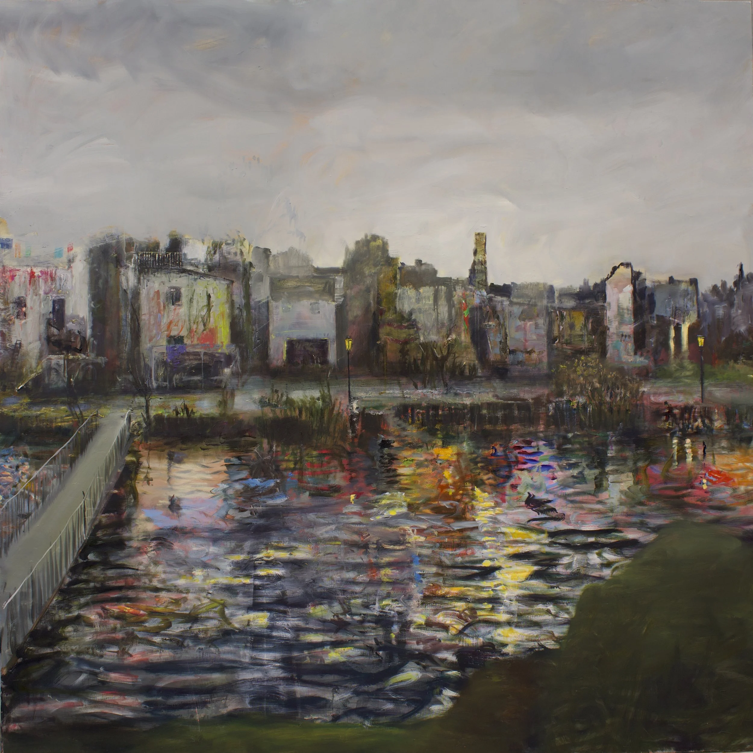 Niederrhein, 180x180 cm, Öl auf Leinwand, 2026 €19.100