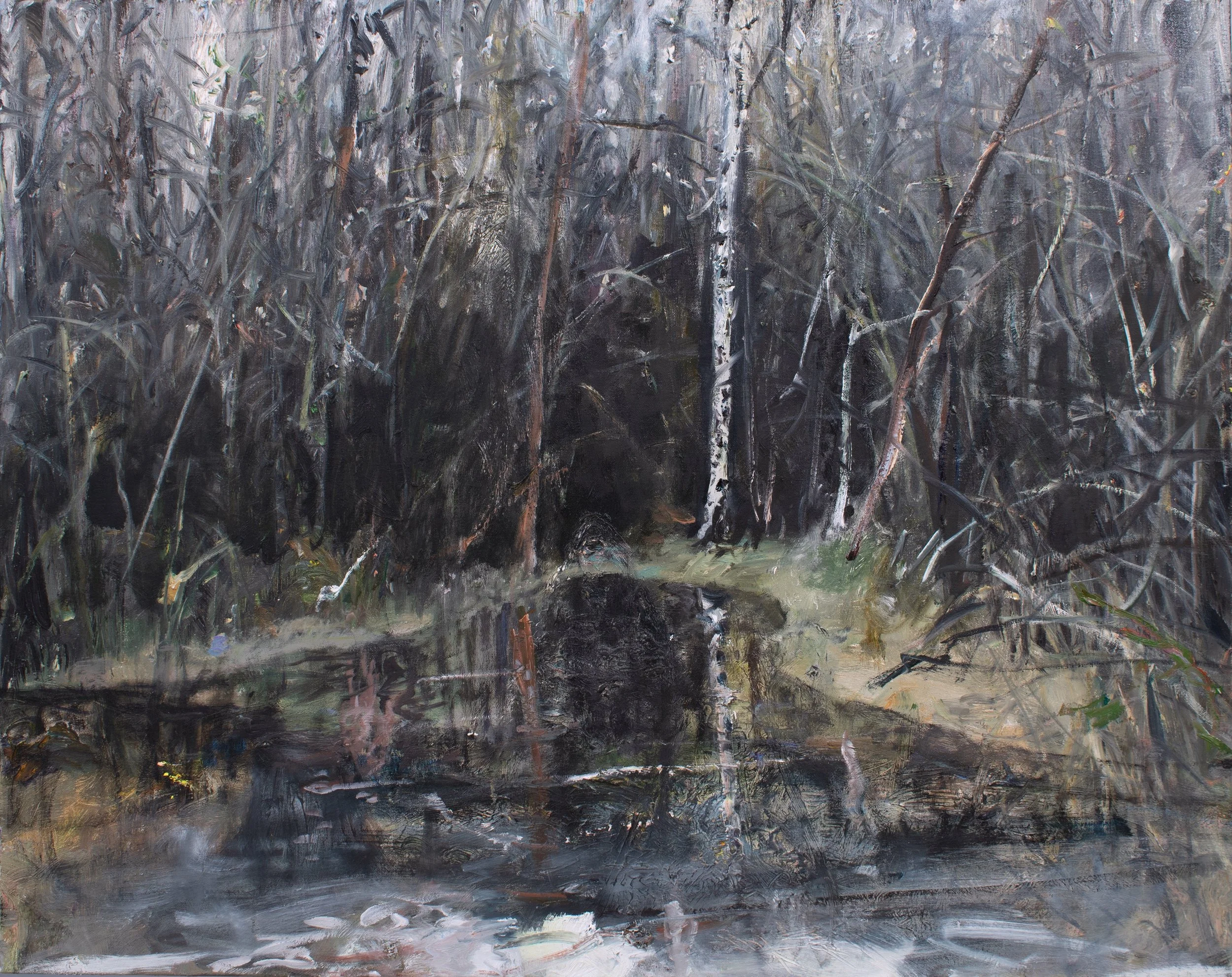 Klaus am Waldsee, 80x100 cm, Öl auf Leinwand, 2026 €7.900