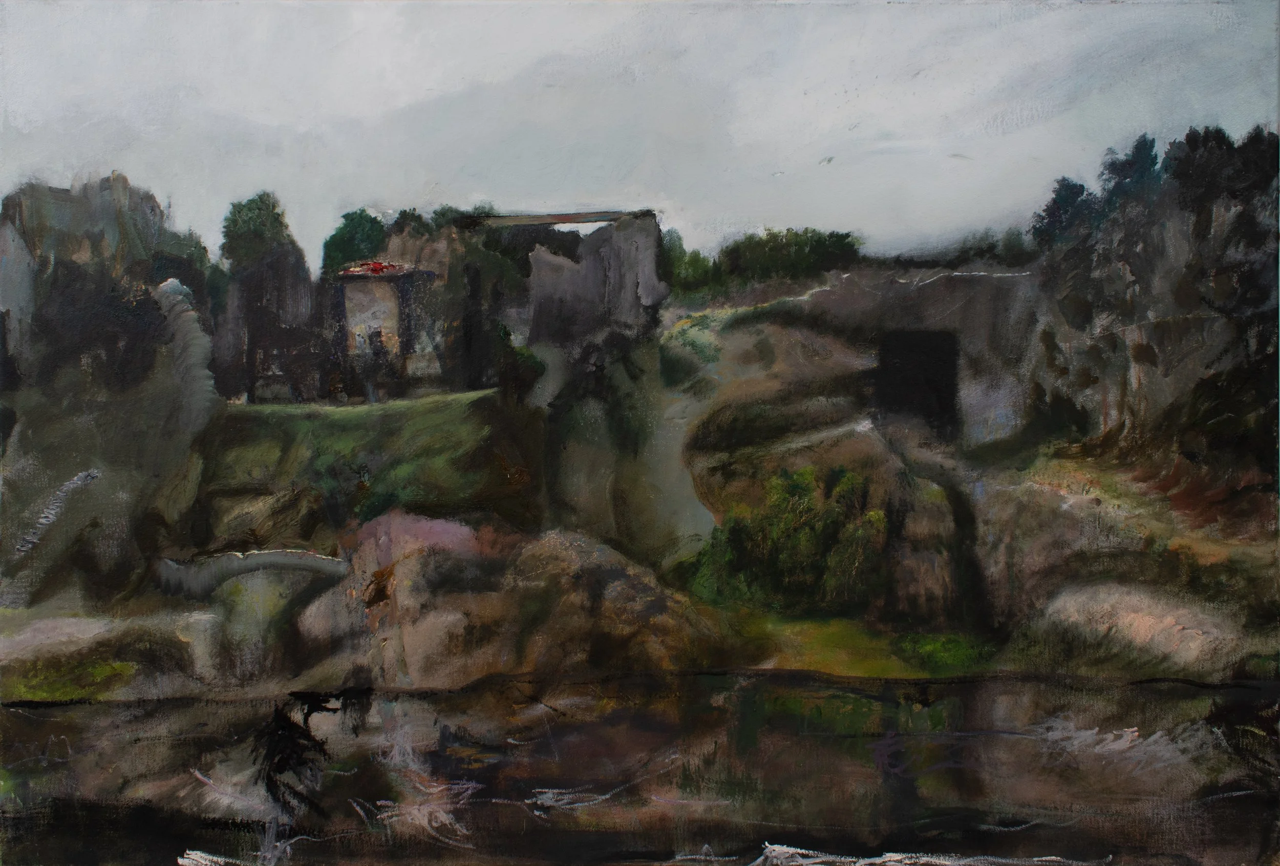 Der alte Tunnel, 100x140 cm, Öl auf Leinwand, 2026 €11.300