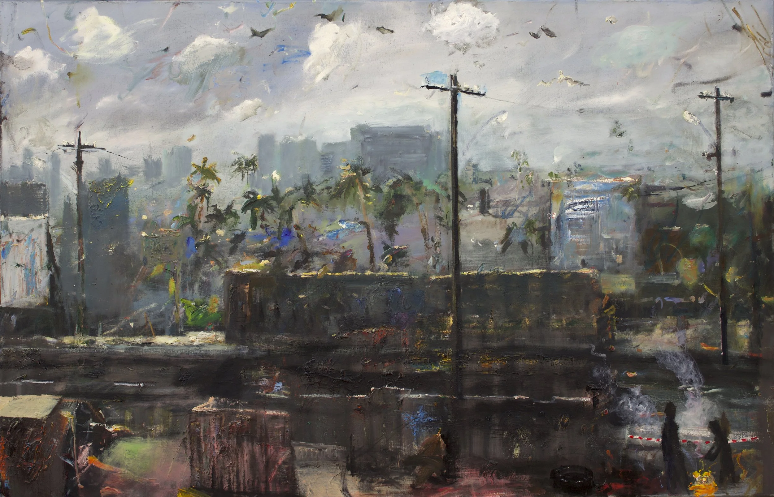 Study For A Street In São Paulo, 90x140 cm, Öl auf Leinwand, 2026 €10.700