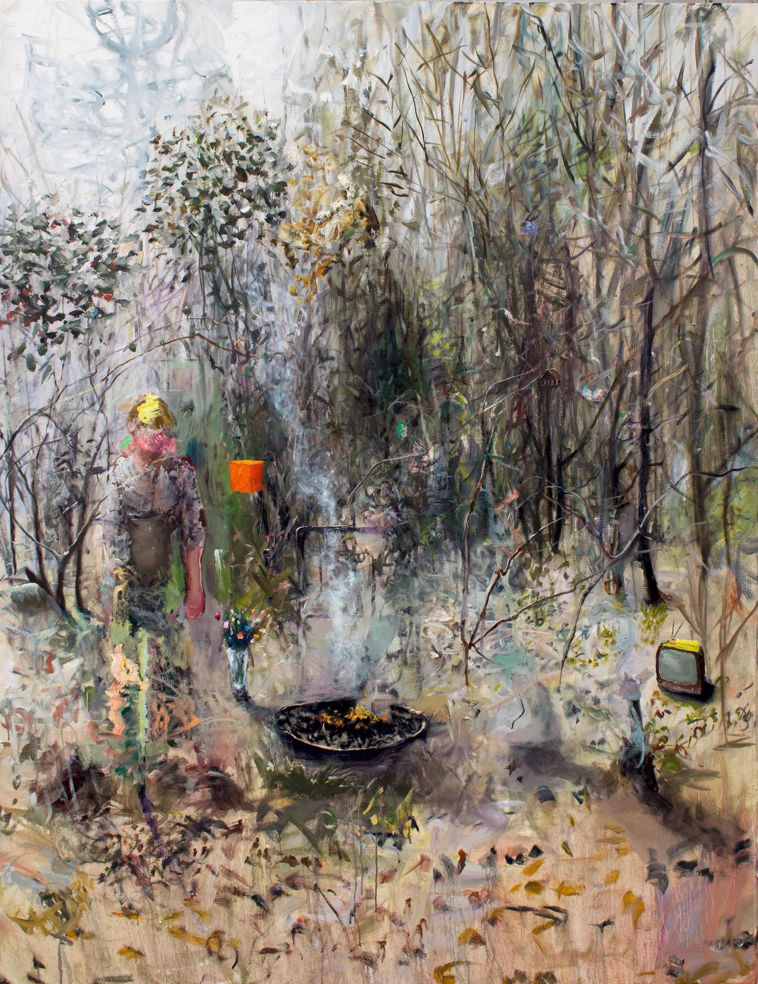 Studie zu "Der Trebbin Of Thyrow", 190x145 cm, Öl auf Leinwand, 2026 €18.000