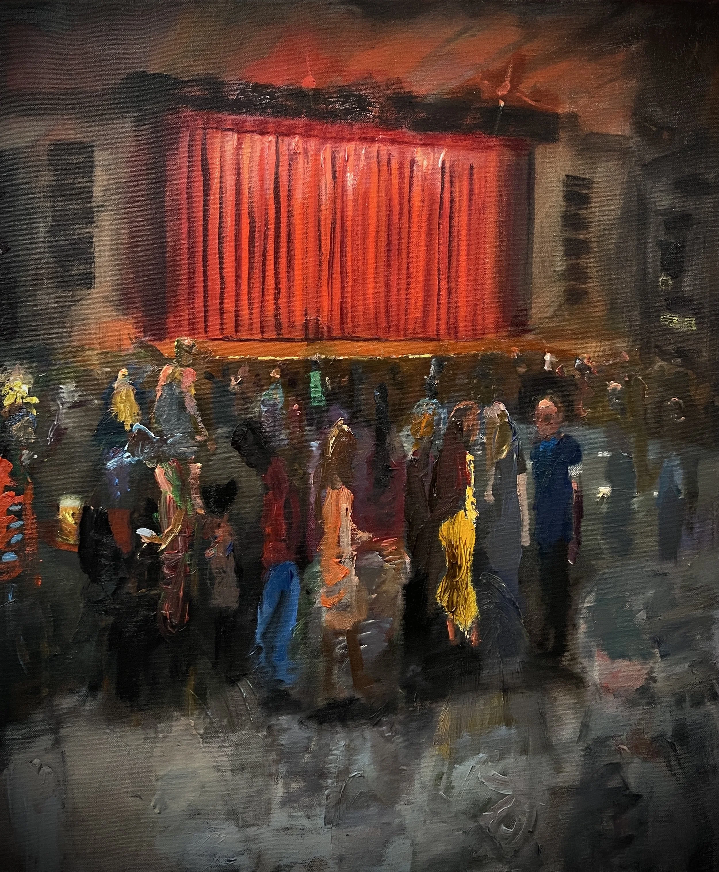 Blackmore's Knight Fantreffen, 60x50 cm, Öl auf Leinwand, 2026 €4.500