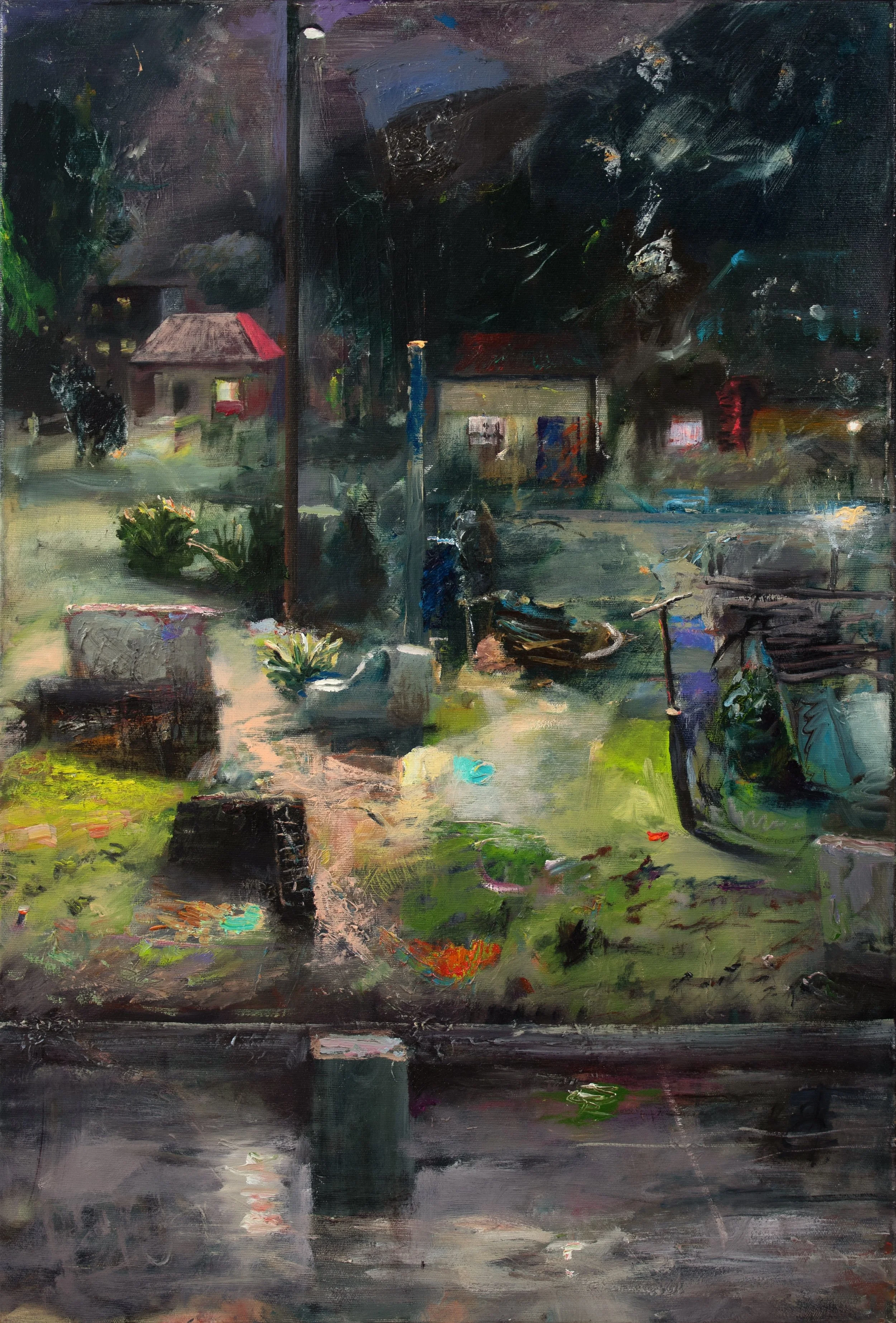 Rheingoldweg, 90x60 cm, Öl auf Leinwand, 2026 €9.000