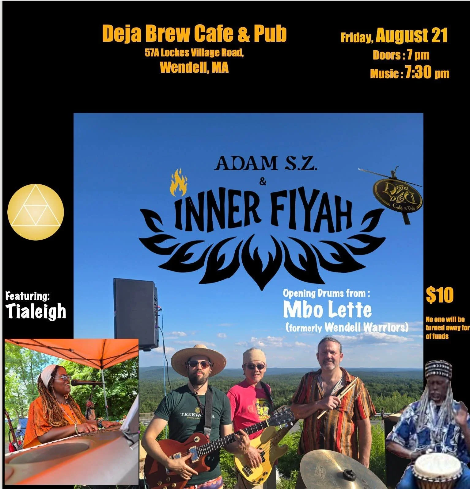 Adam S.Z & The Inner Fiyah with as Mbo Lette, featuring Tialeigh
