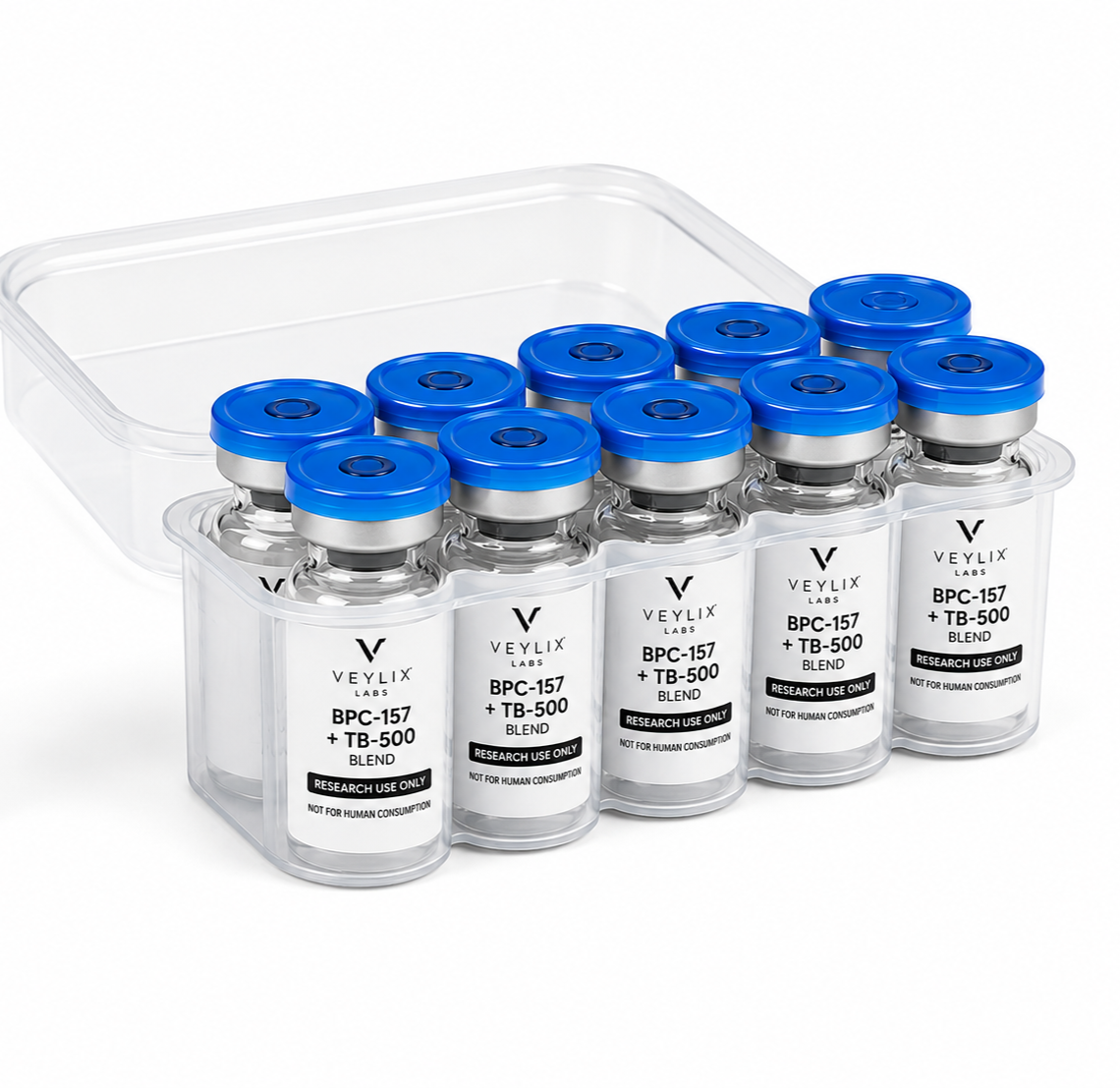 KIT OF 10, BPC-157 + TB-500 5mg/5mg