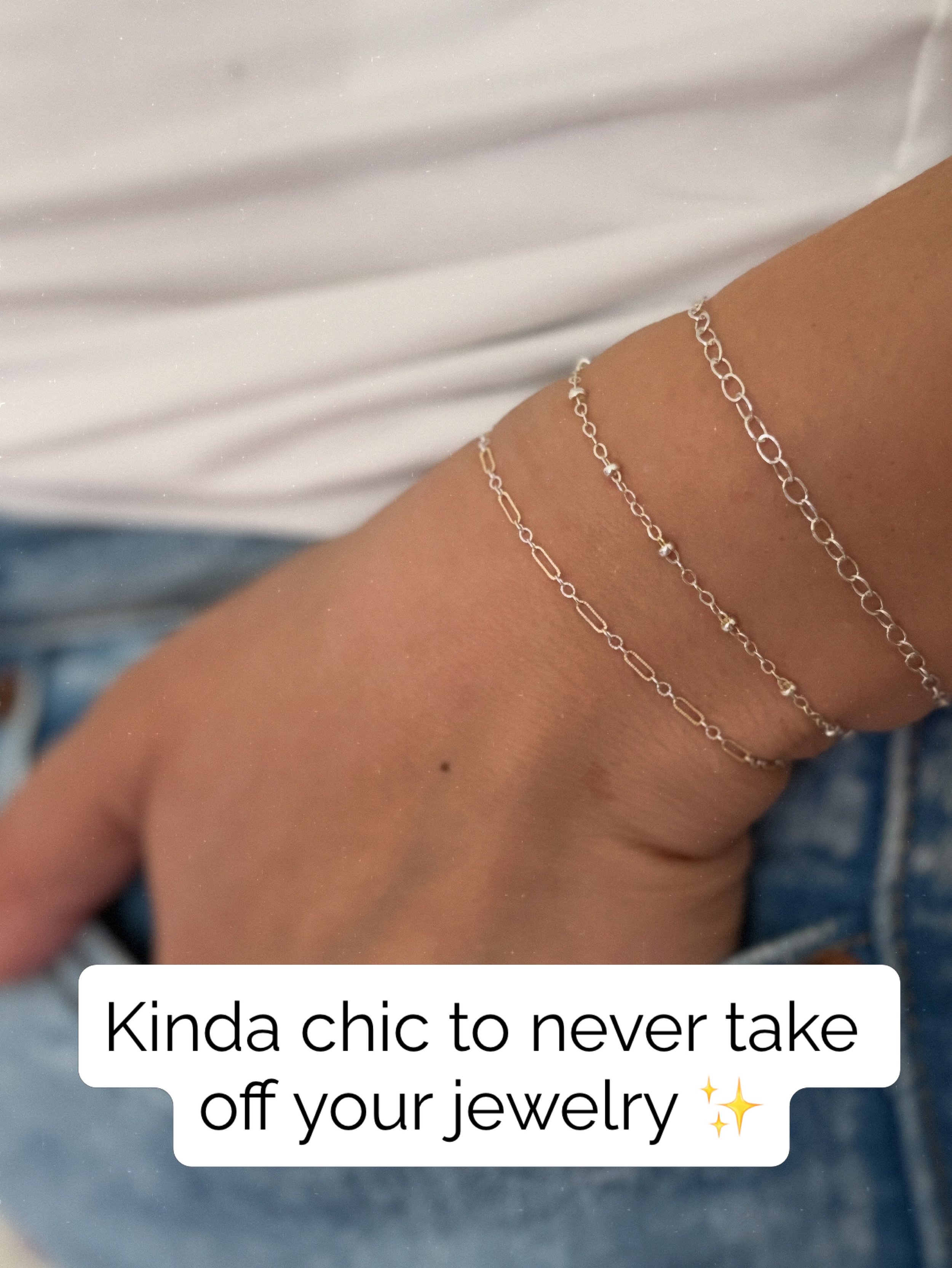I don&rsquo;t make the rules ✨

#permanentjewelry #rochesterny #shoplocal #rochestersmallbusiness