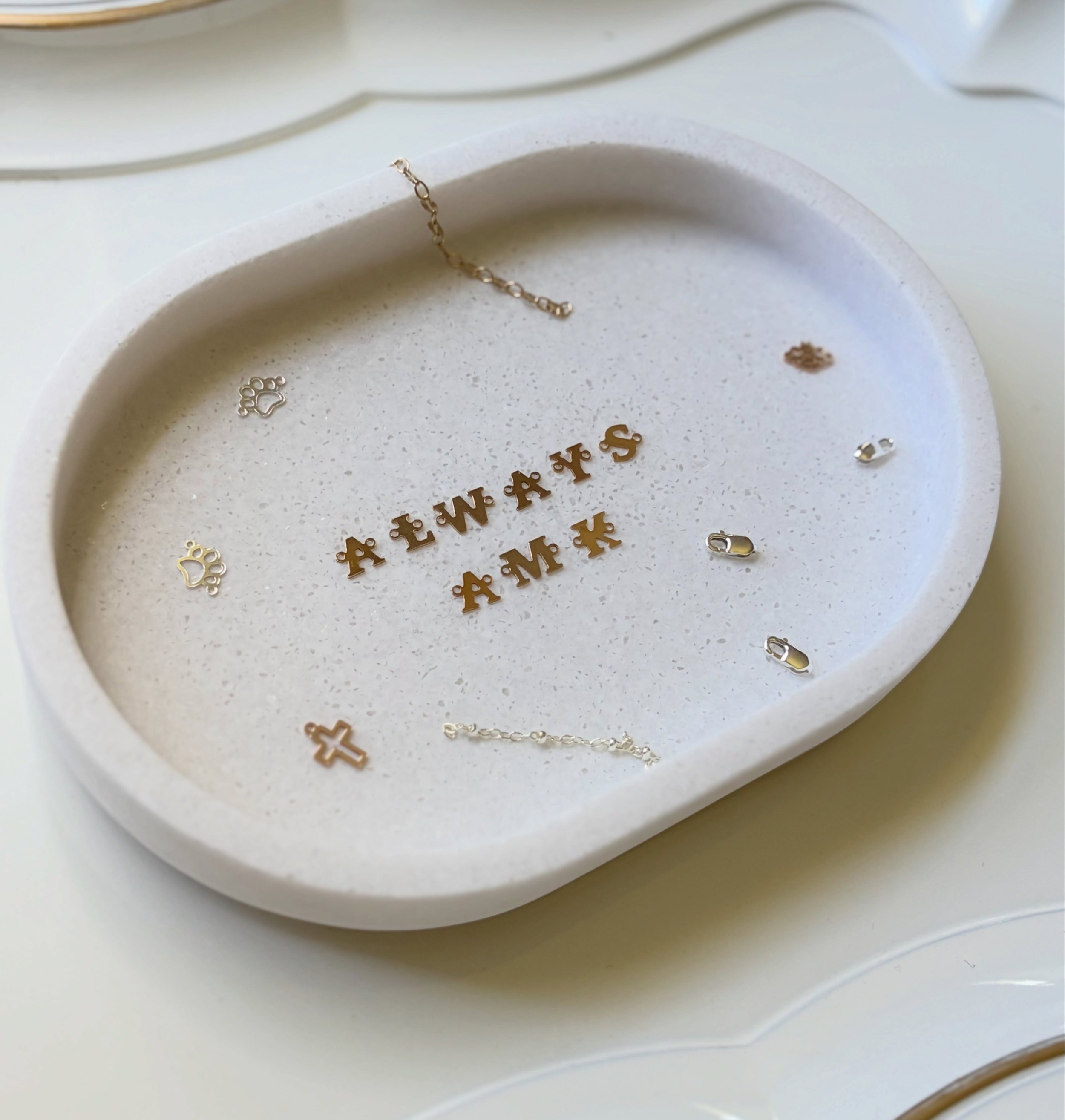 NEW INVENTORY ALERT! ✨
We are so excited to offer letter connectors in sterling silver and gold filled. Perfect for adding your loved one&rsquo;s name or initial to any piece.  I can&rsquo;t wait to see what creative ways we make your memories last t