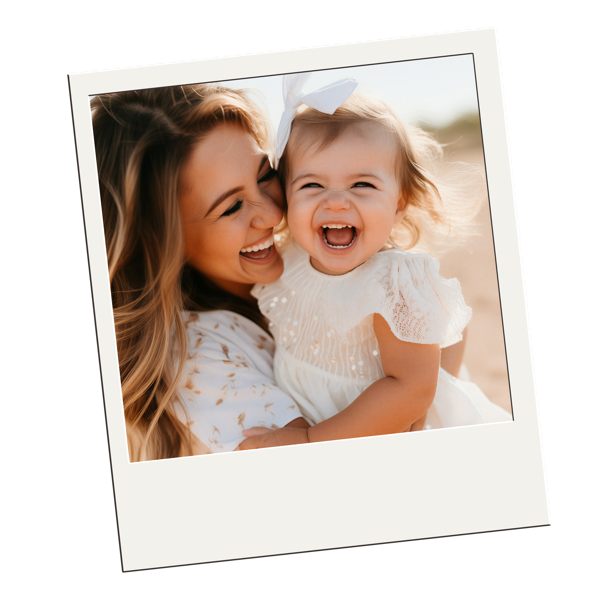 Mother and young daughter outdoors — support from fertility through motherhood