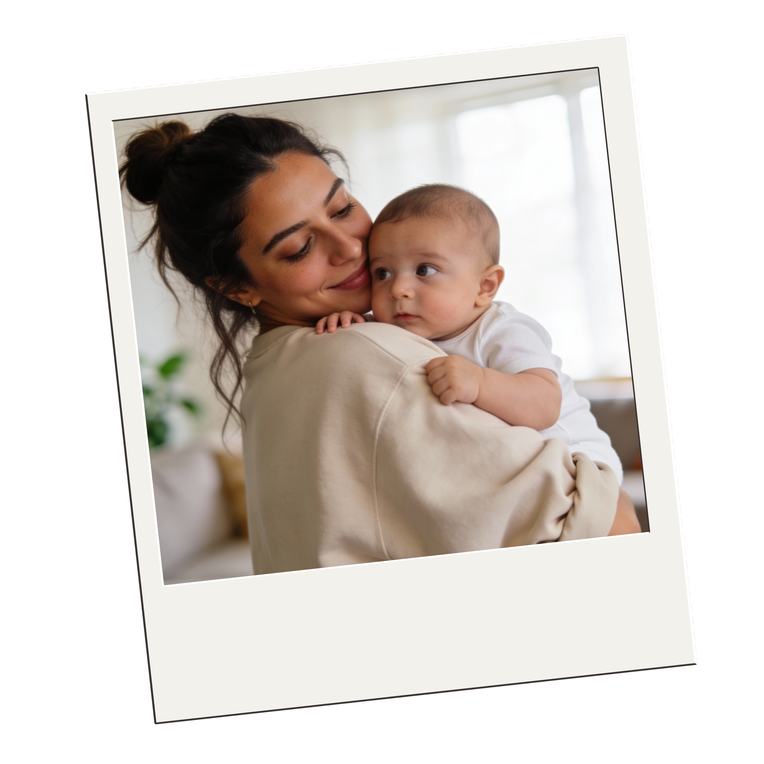 Mother and baby smiling at each other — postpartum nutrition and recovery support