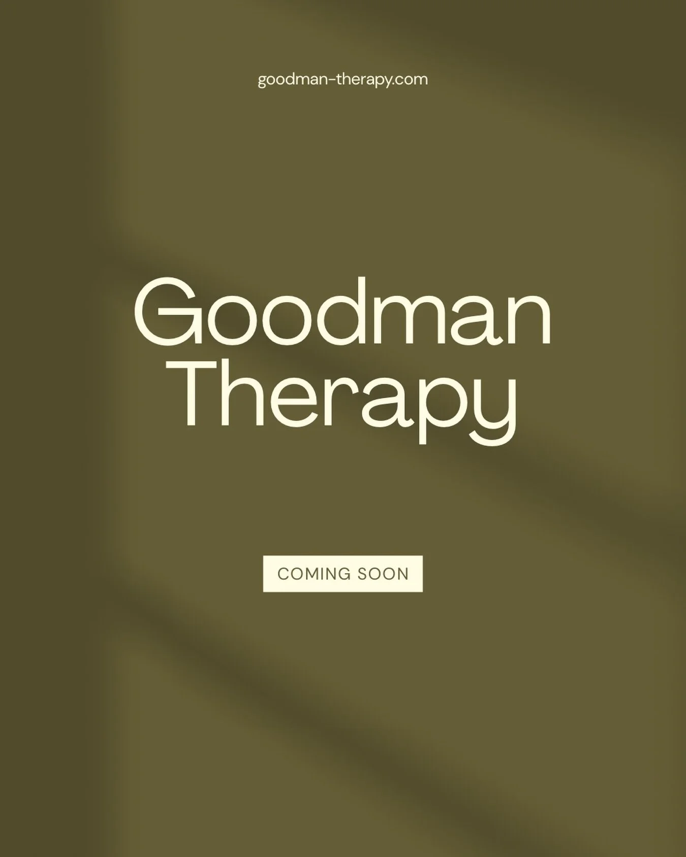 After taking time away on maternity leave, I&rsquo;m excited to share that Goodman Therapy will be launching soon. As I prepare for this next chapter, I&rsquo;ll be sharing more details about services, availability, and how to get started.

💛 Stay t