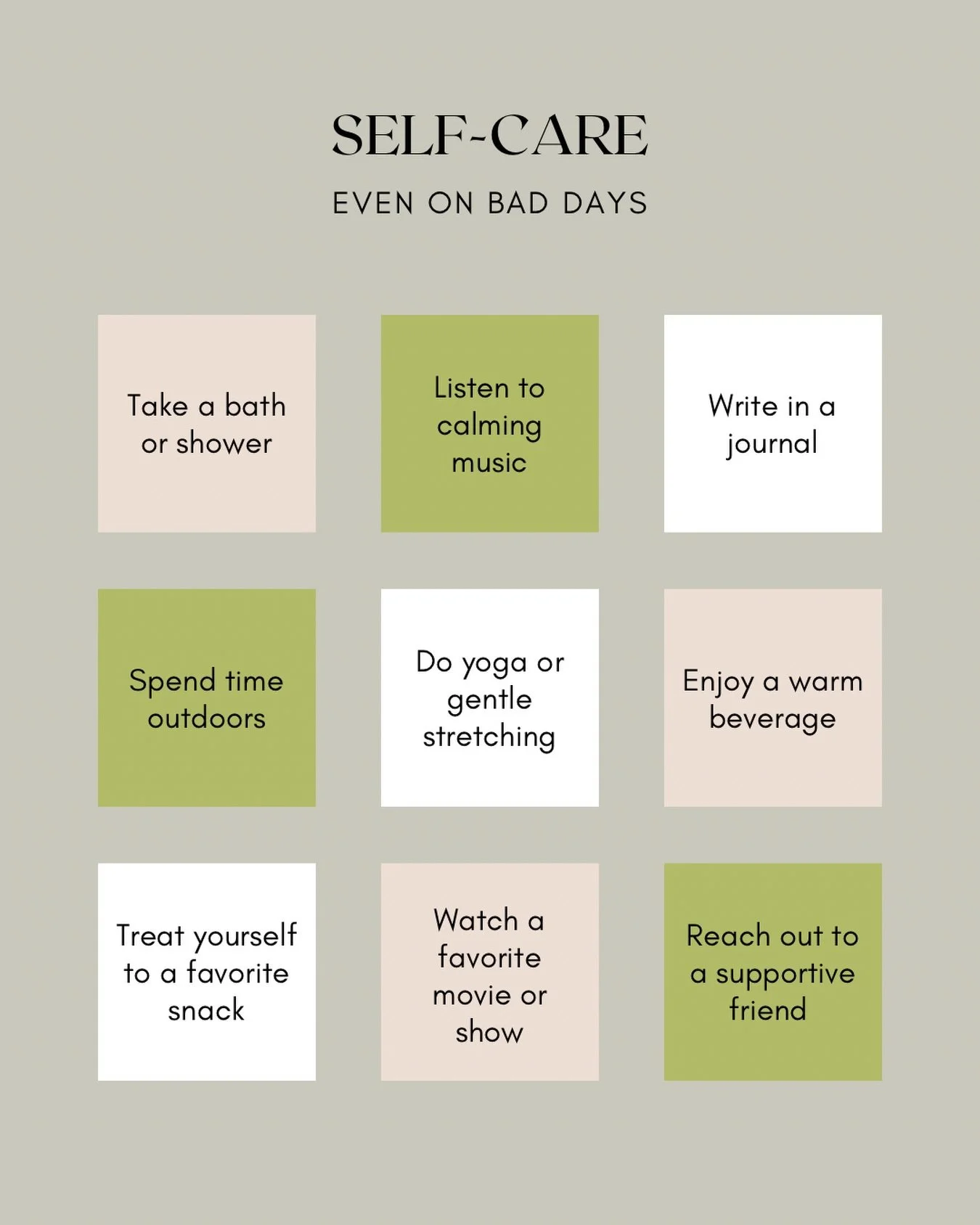 Self-care doesn&rsquo;t have to be big to matter. 🤍 On the hard days, start small.