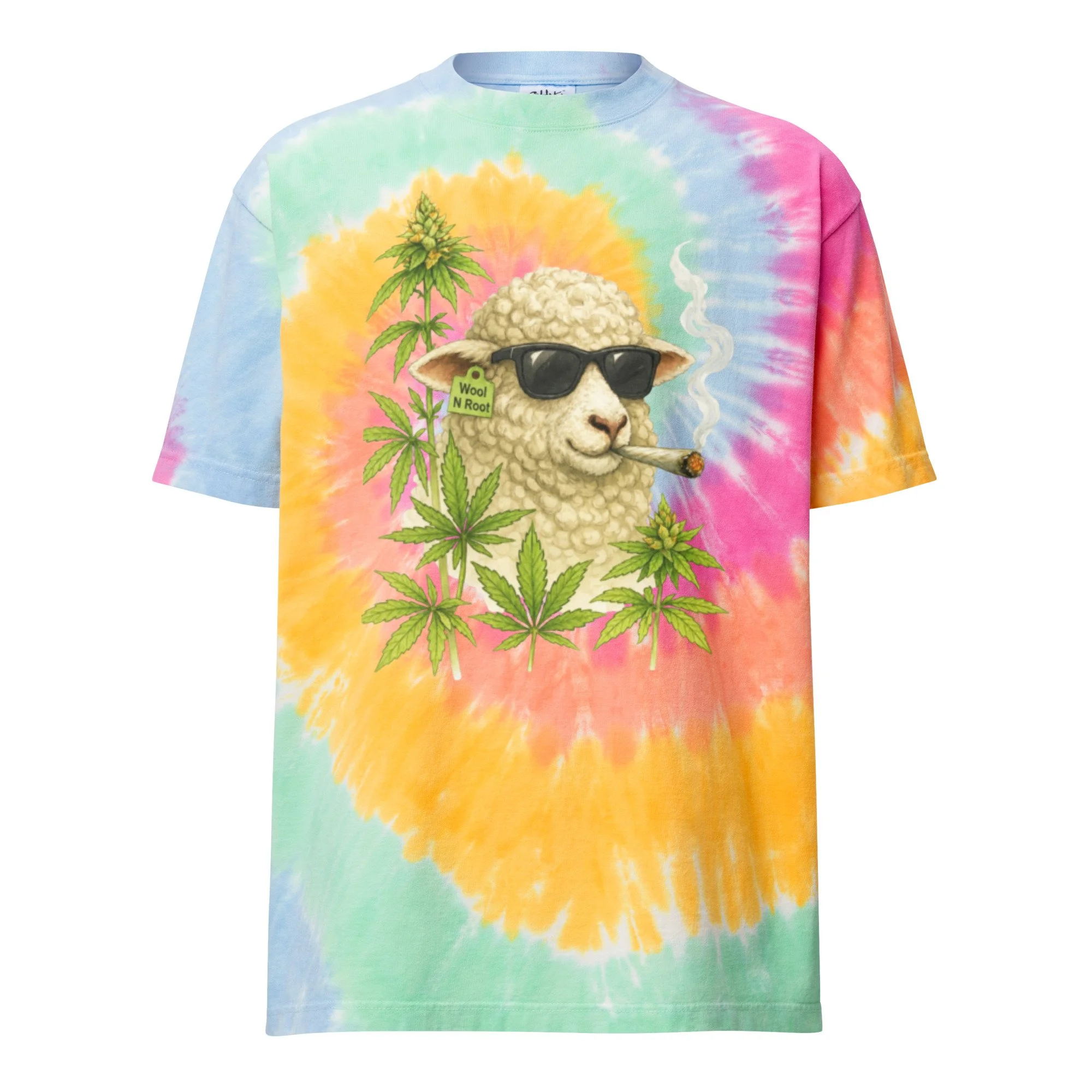 Oversized tie-dye t-shirt