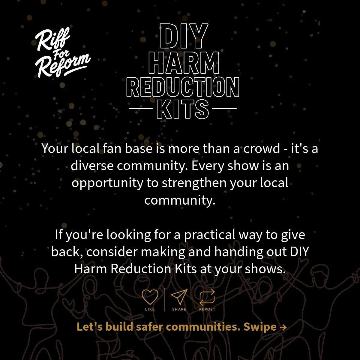 🎸PLUGGED IN: DIY Harm Reduction Kit Building‼️

No one will shape the community we desire to live in. That&rsquo;s why we have to become the change we want to see‼️

Now plug in and dial in your tone and get ready to make some noise!

If you&rsquo;v