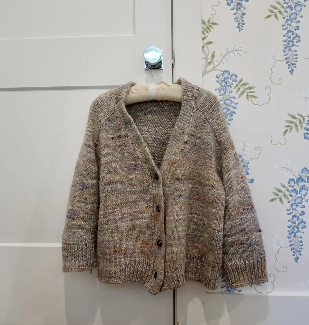 Switchbacks, Stitches, and My First Cardigan
