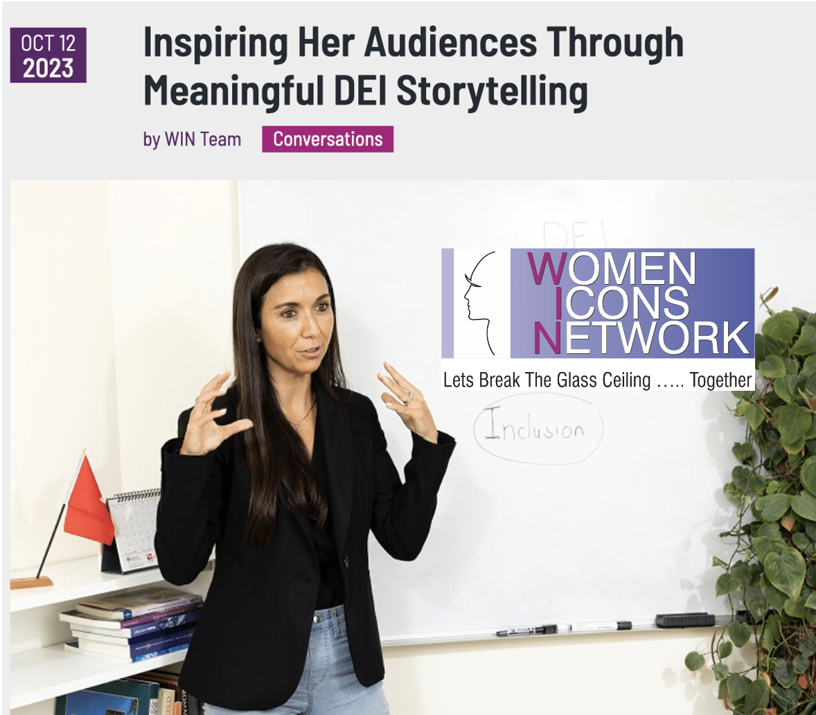 DEI Interview for Women Icons Network