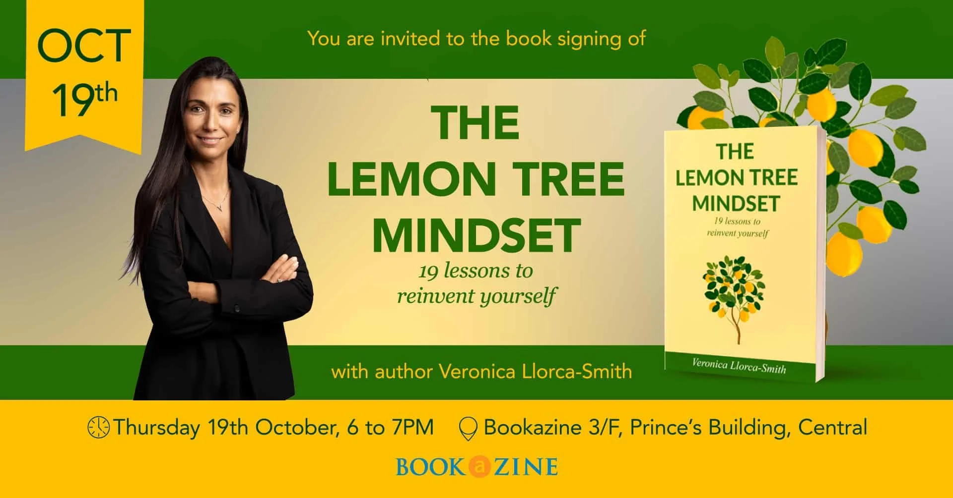 The Lemon Tree Mindset: Book Signing At Bookazine Hong Kong