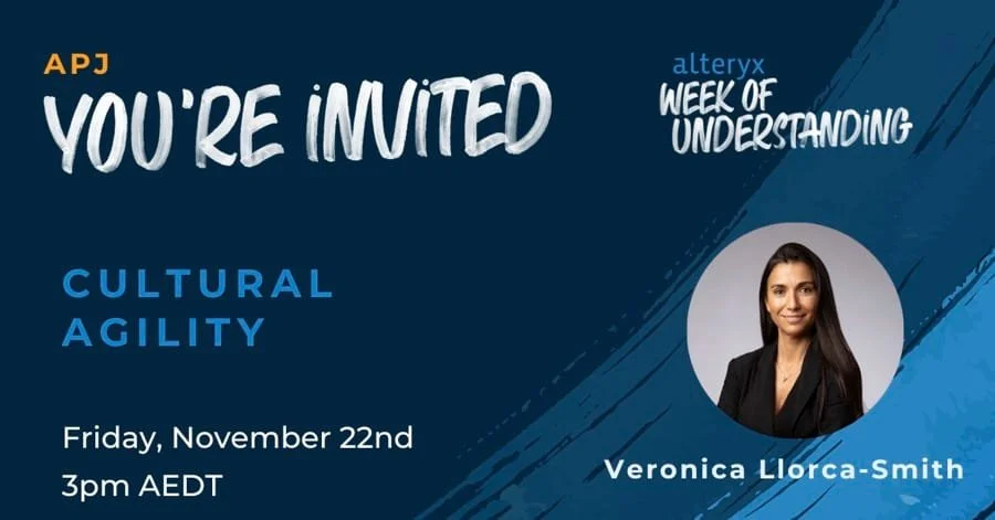Global Keynote for Alteryx on Cultural Agility