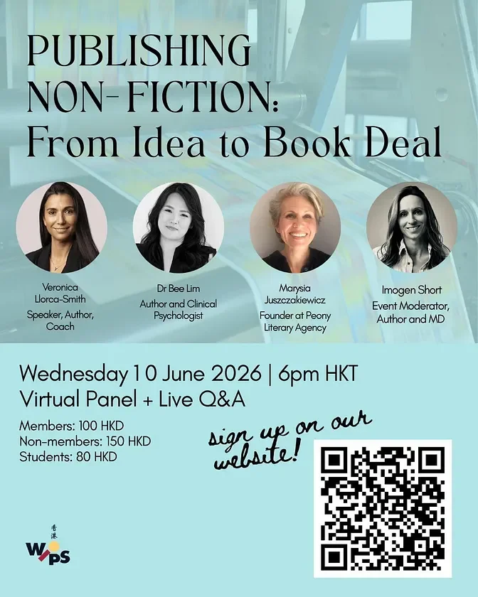 Panelist at the Hong Kong Women In Publishing Society