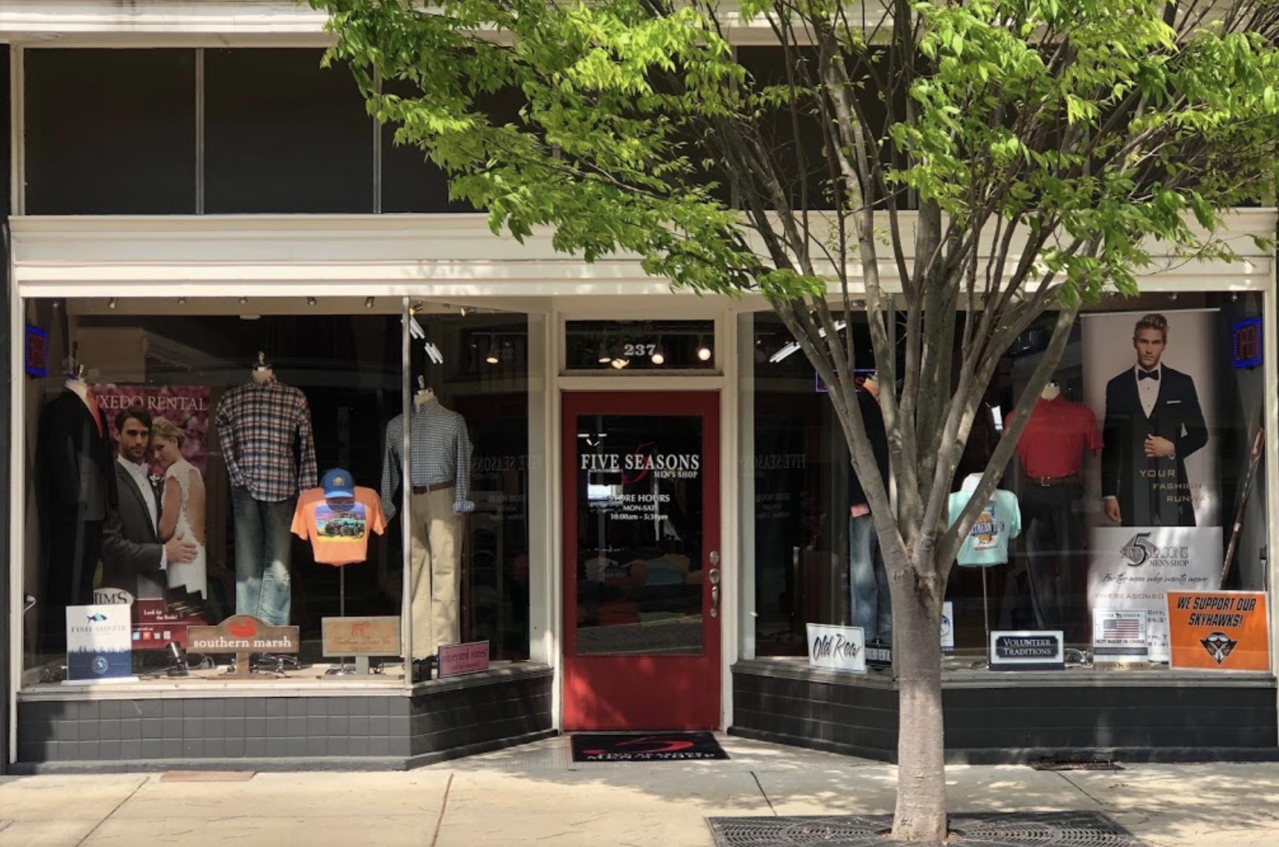Five Seasons Mens Shop in Martin, Tennessee