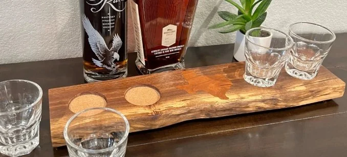 Texas Pride Whiskey Flight Board